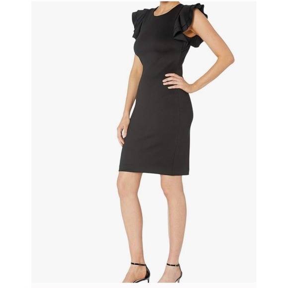 Tommy Hilfiger Womens Light Weight Scuba Dress Short Sleeve Dress Size 16 - Picture 15 of 15